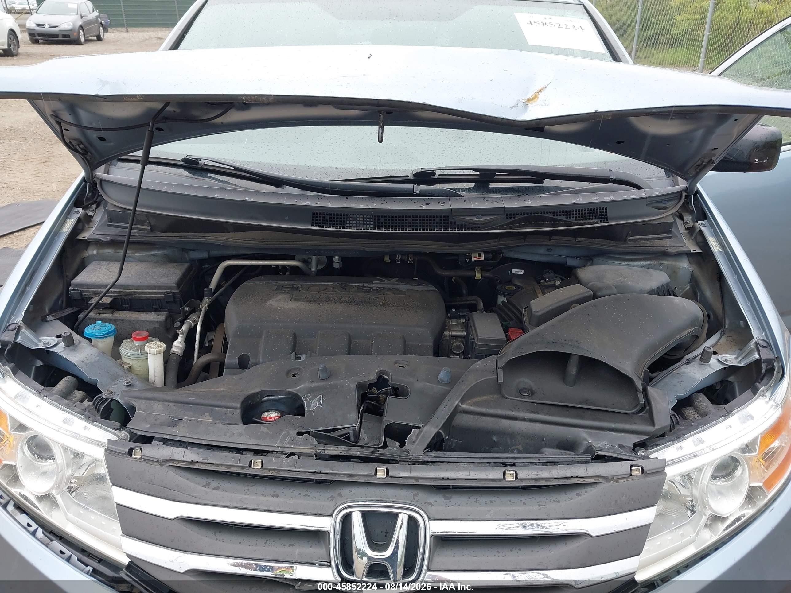 2013 Honda Odyssey Ex Light Blue vin: 5FNRL5H48DB051479