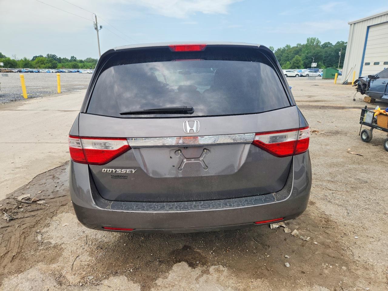 2013 Honda Odyssey Ex Gray vin: 5FNRL5H48DB072719