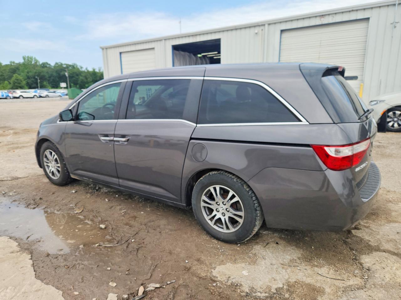 2013 Honda Odyssey Ex Gray vin: 5FNRL5H48DB072719
