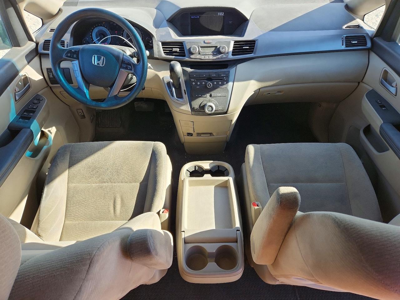 2013 Honda Odyssey Ex White vin: 5FNRL5H48DB082196
