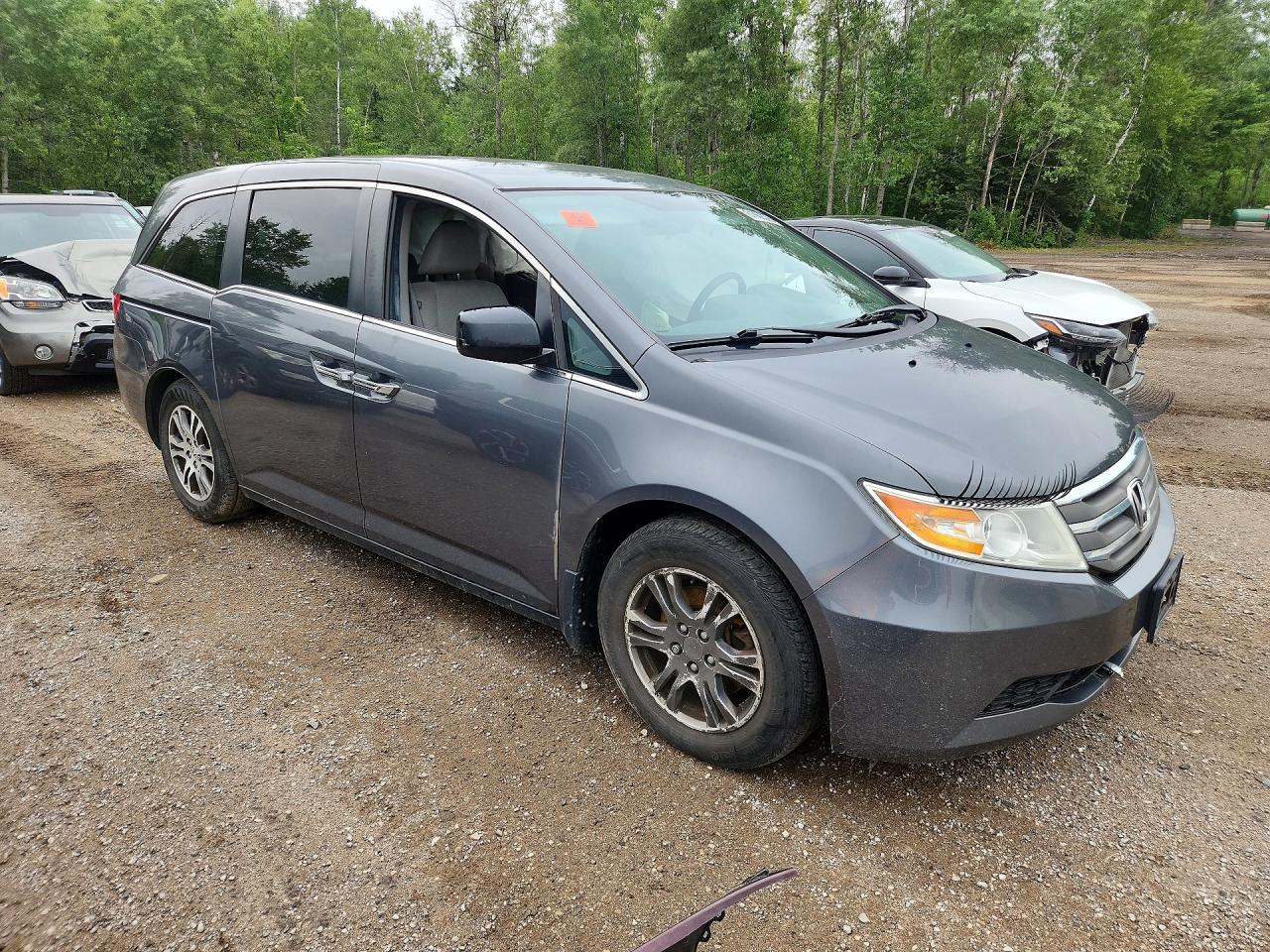 2013 Honda Odyssey Ex Charcoal vin: 5FNRL5H48DB503740