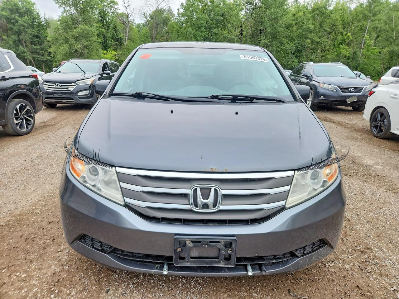 2013 Honda Odyssey Ex Charcoal vin: 5FNRL5H48DB503740