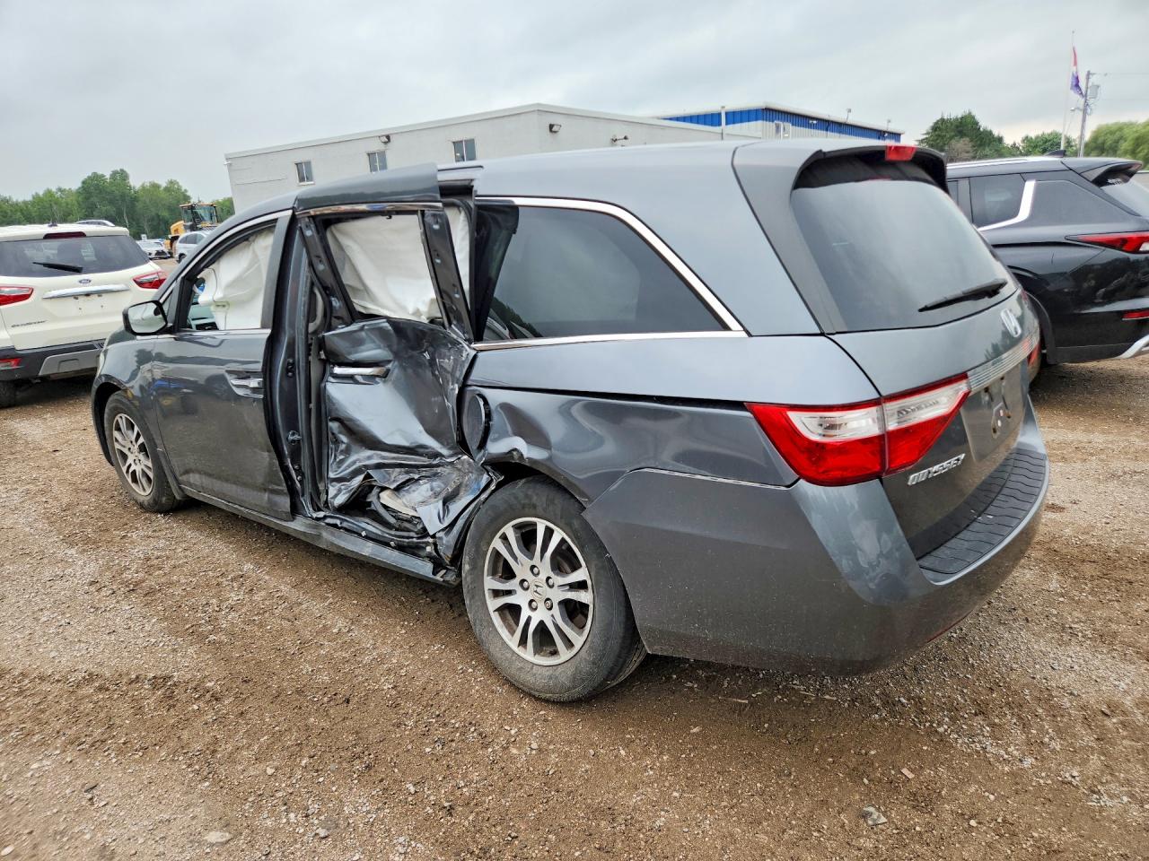 2013 Honda Odyssey Ex Charcoal vin: 5FNRL5H48DB503740