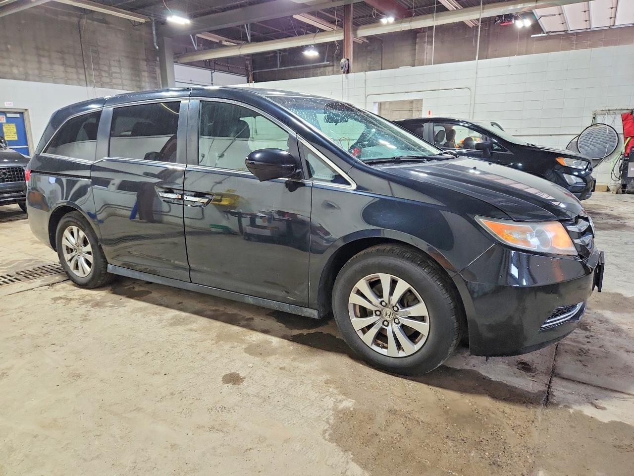 2014 Honda Odyssey Ex Black vin: 5FNRL5H48EB019293
