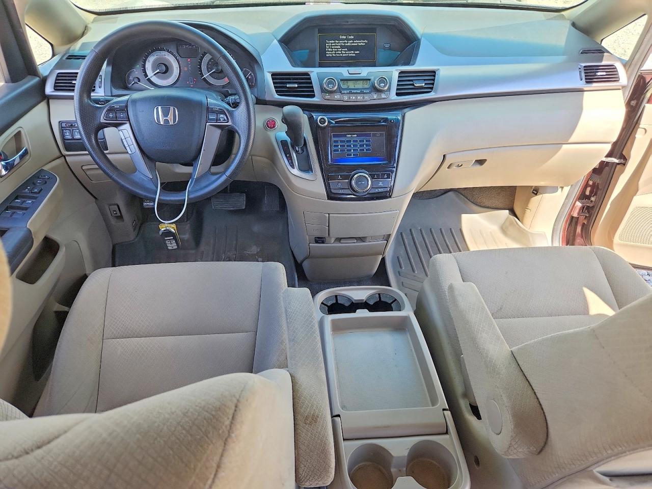 2014 Honda Odyssey Ex Бордовый vin: 5FNRL5H48EB021707