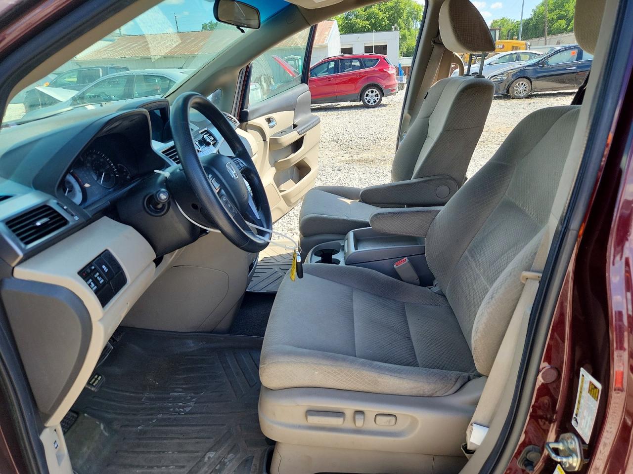 2014 Honda Odyssey Ex Бордовый vin: 5FNRL5H48EB021707