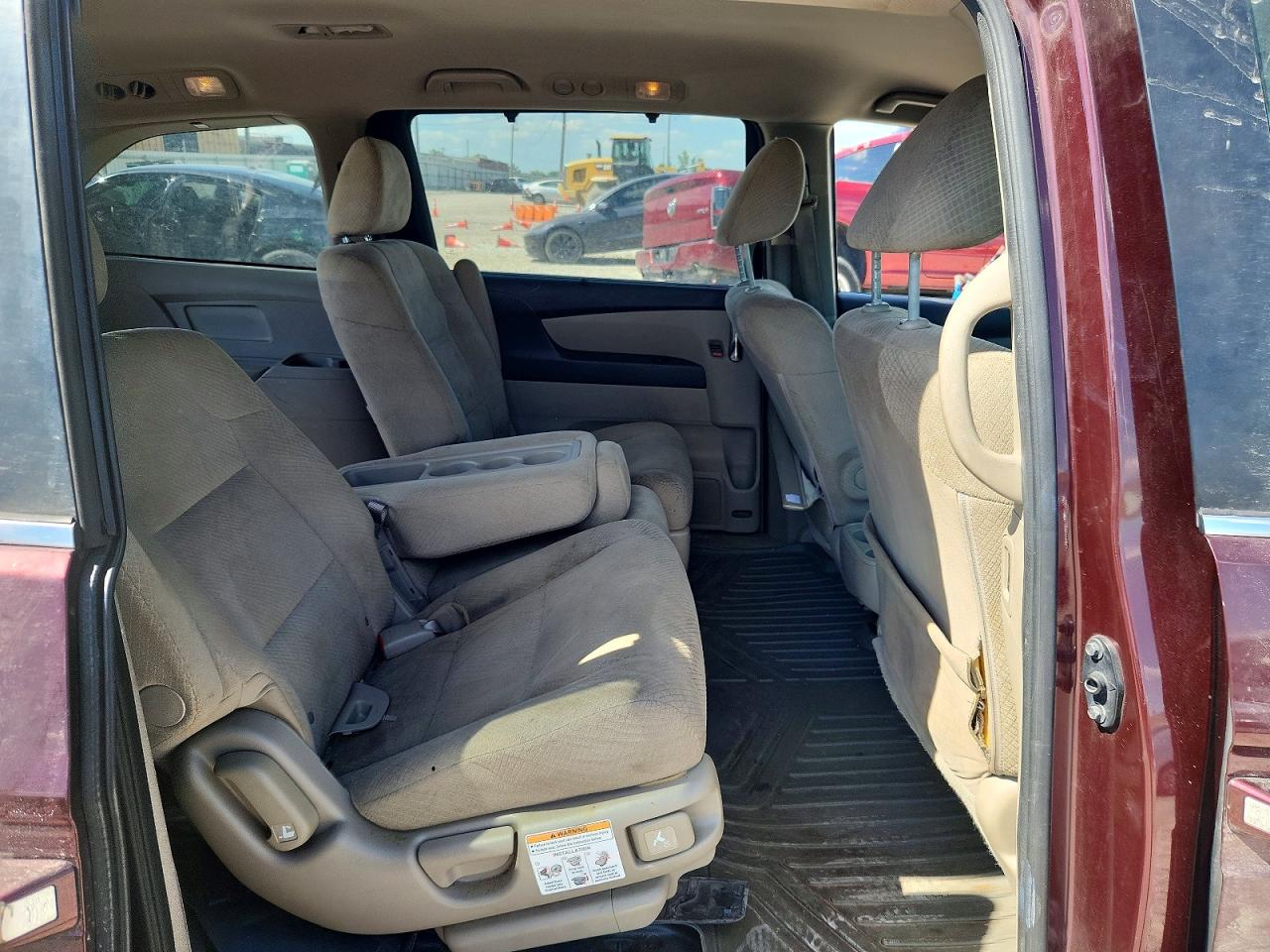 2014 Honda Odyssey Ex Бордовый vin: 5FNRL5H48EB021707