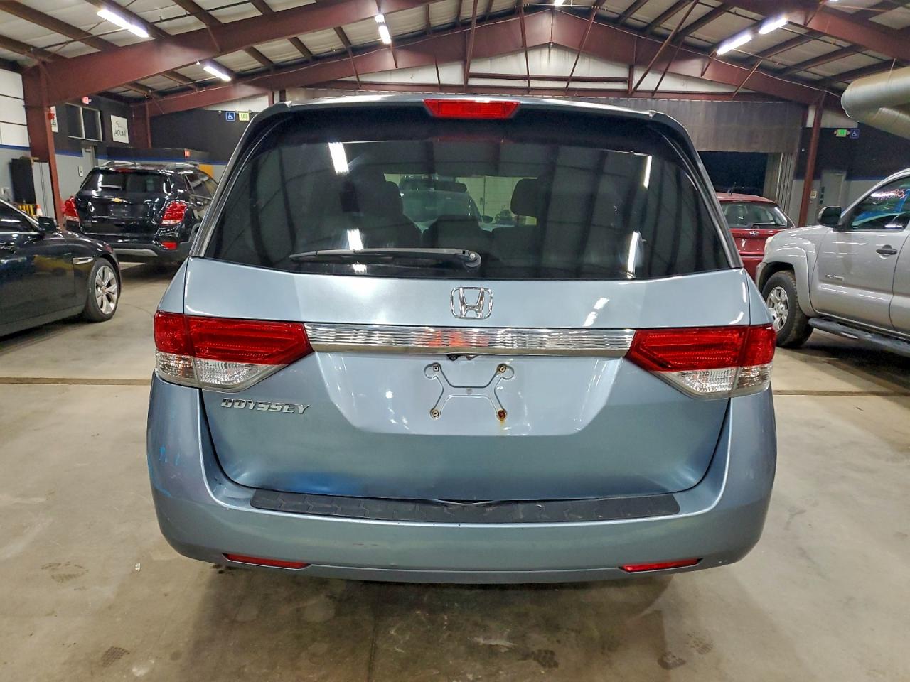 2014 Honda Odyssey Ex Blue vin: 5FNRL5H48EB057896