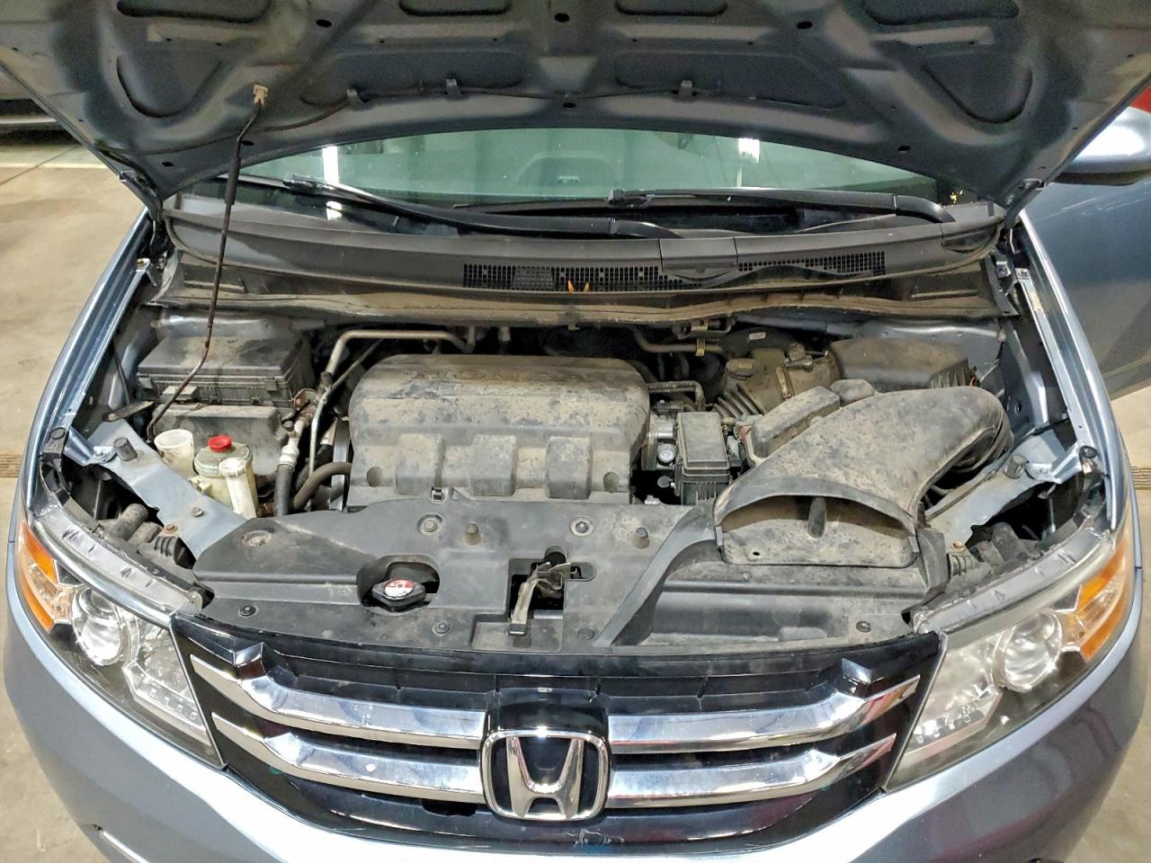 2014 Honda Odyssey Ex Blue vin: 5FNRL5H48EB057896