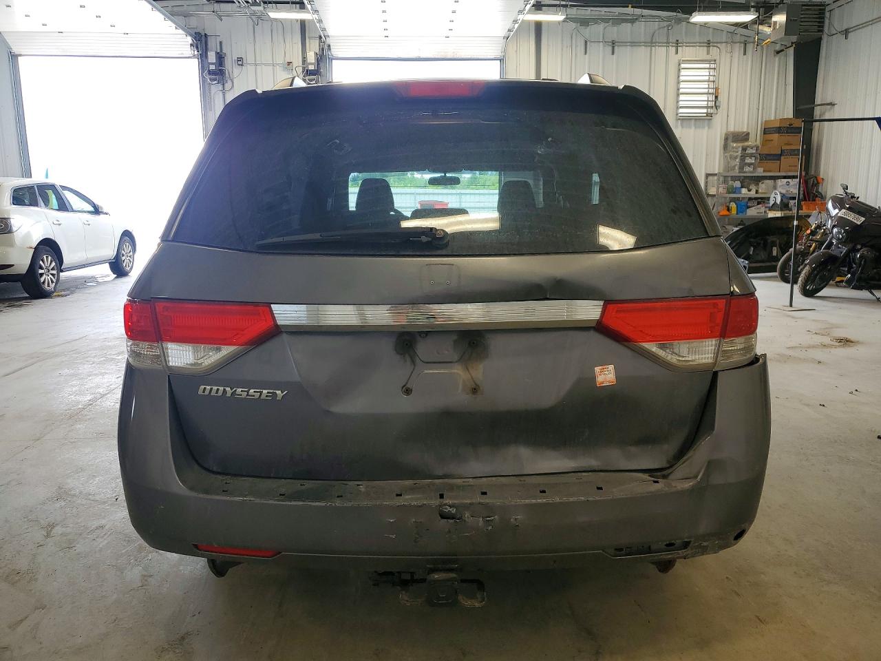 2014 Honda Odyssey Ex Gray vin: 5FNRL5H48EB508924