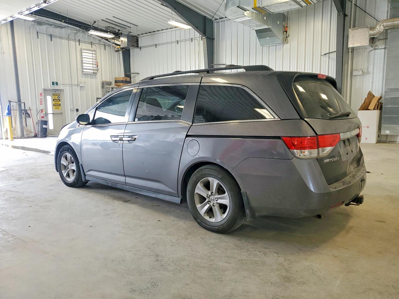 2014 Honda Odyssey Ex Gray vin: 5FNRL5H48EB508924