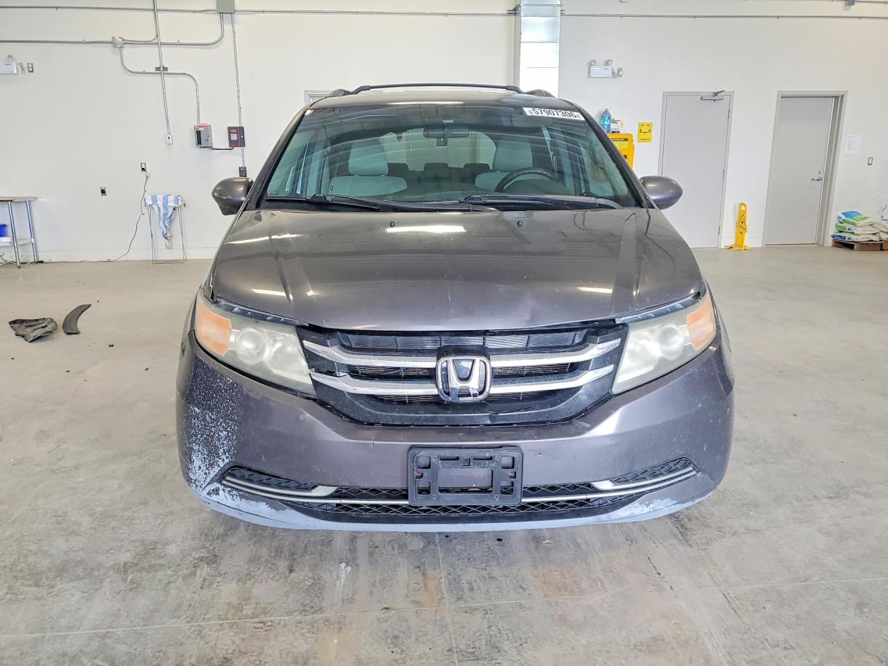 2014 Honda Odyssey Ex Gray vin: 5FNRL5H48EB508924