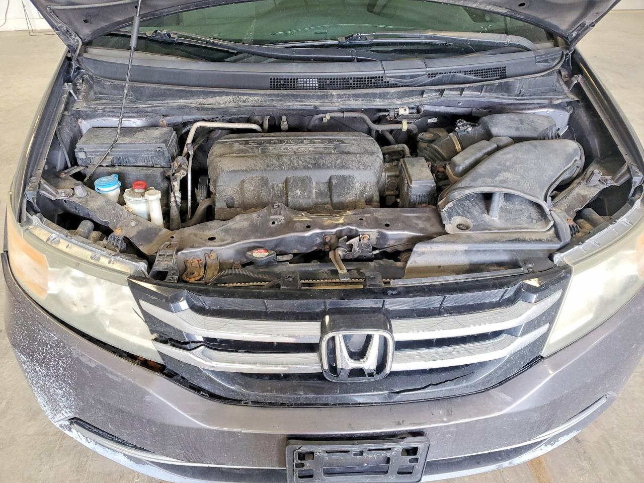 2014 Honda Odyssey Ex Gray vin: 5FNRL5H48EB508924