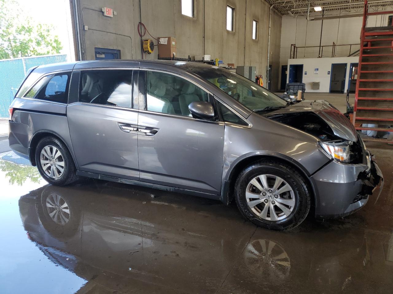 2015 Honda Odyssey Ex   Gray vin: 5FNRL5H48FB026052
