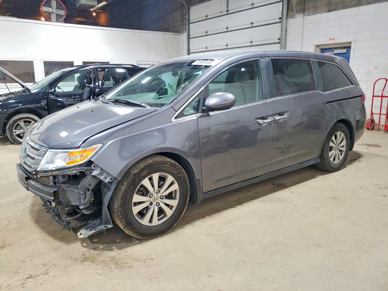 2015 Honda Odyssey Ex Gray vin: 5FNRL5H48FB026052