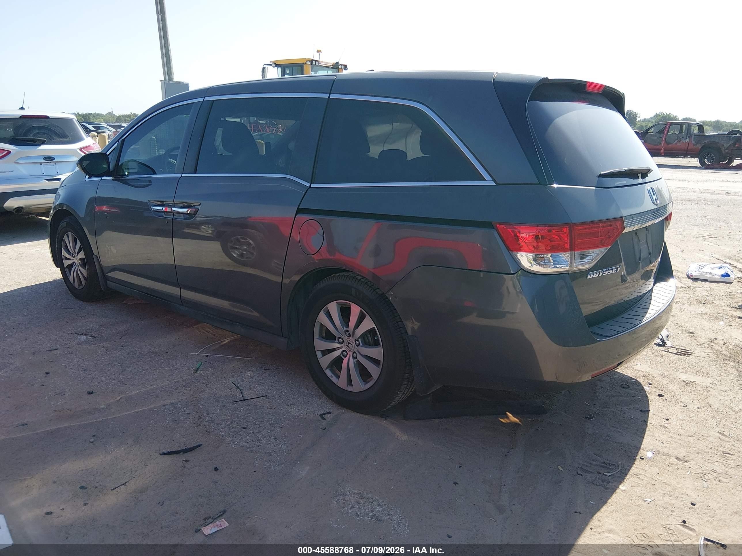 2015 Honda Odyssey Ex Gray vin: 5FNRL5H48FB036449