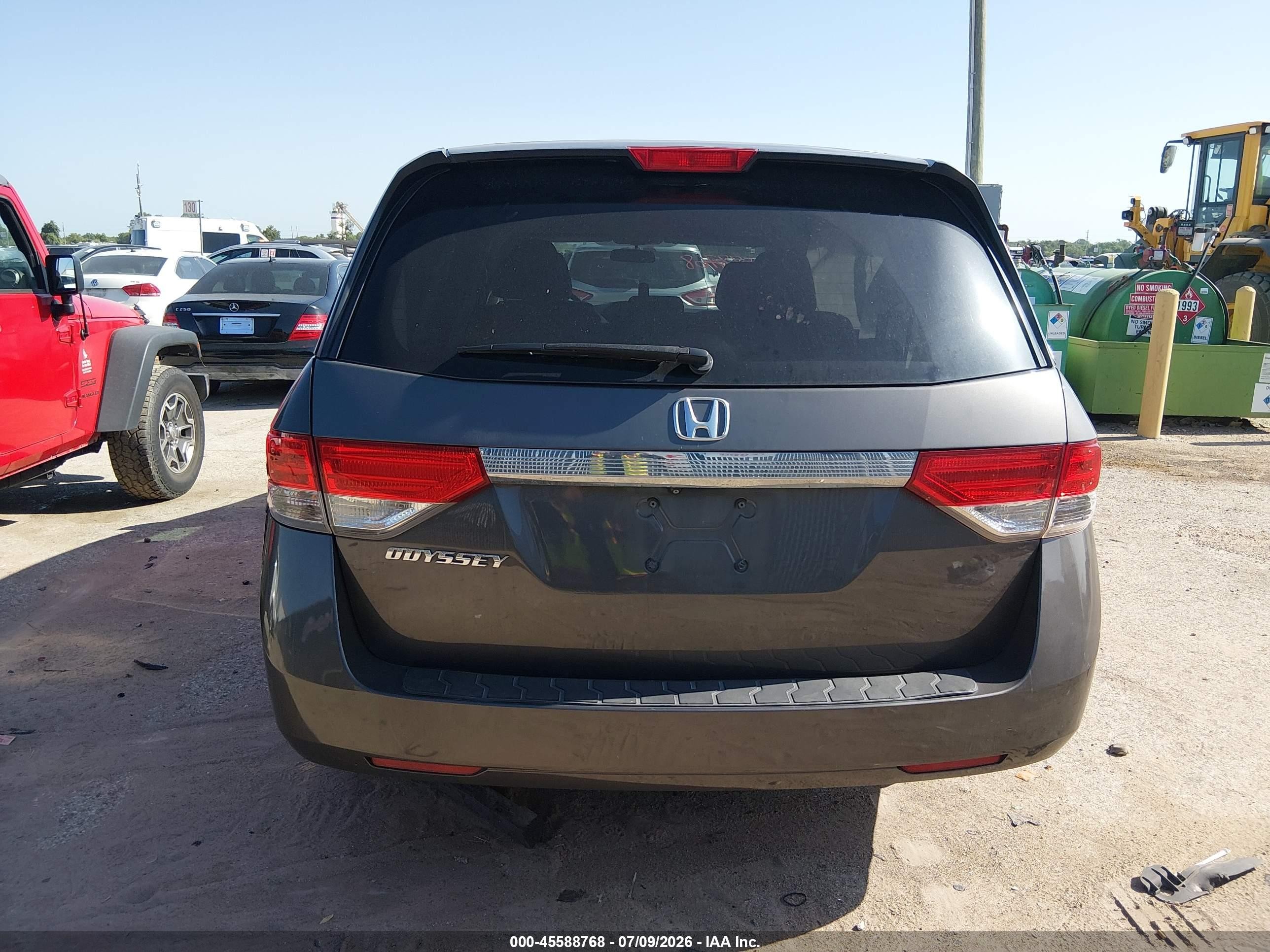2015 Honda Odyssey Ex Gray vin: 5FNRL5H48FB036449
