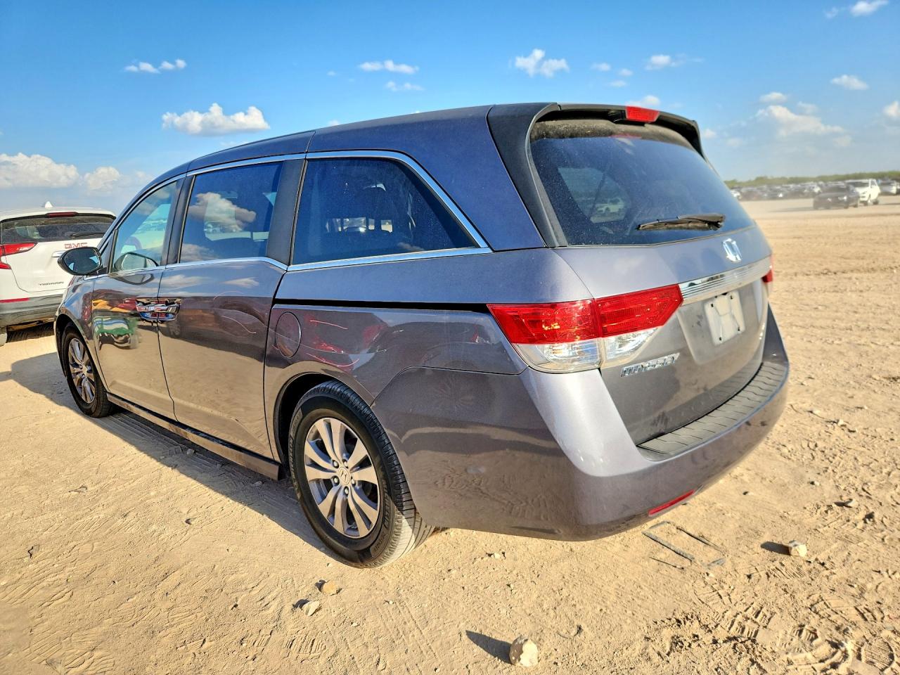 2015 Honda Odyssey Ex Gray vin: 5FNRL5H48FB070696
