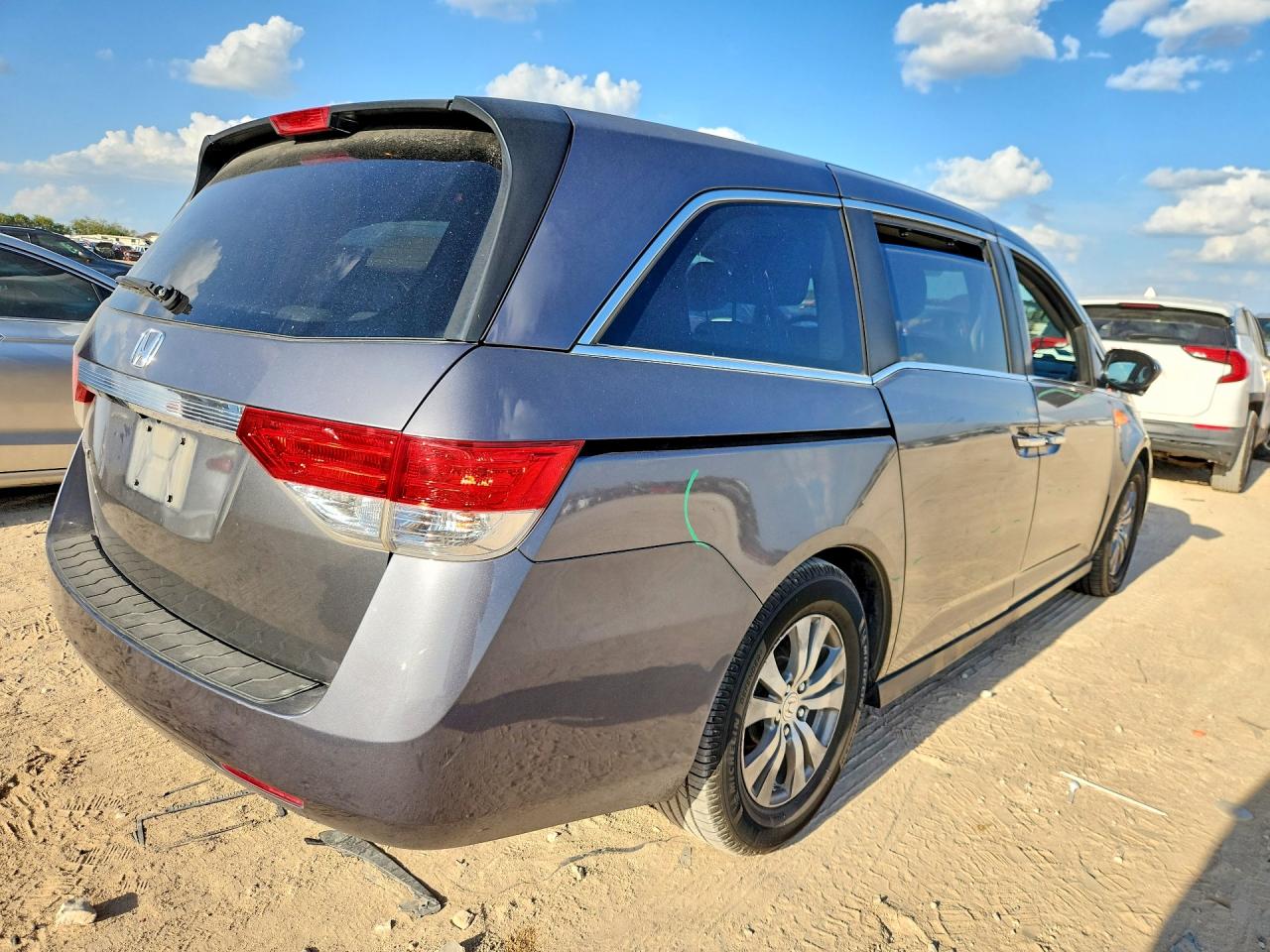 2015 Honda Odyssey Ex Gray vin: 5FNRL5H48FB070696