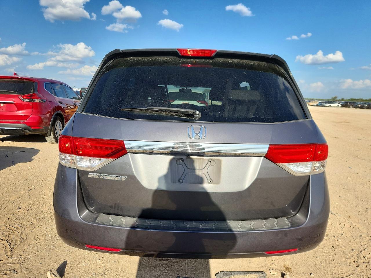 2015 Honda Odyssey Ex Gray vin: 5FNRL5H48FB070696