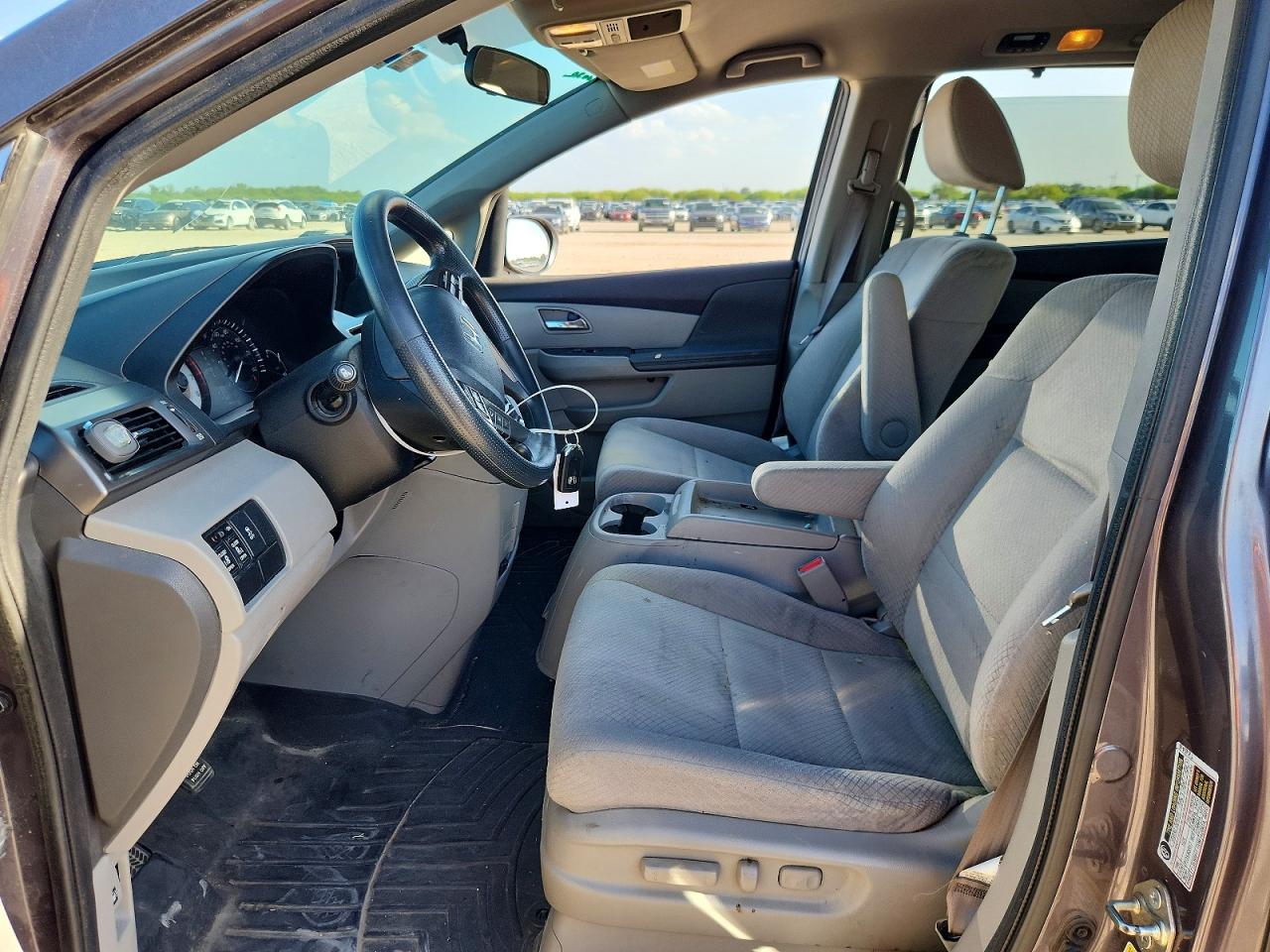 2015 Honda Odyssey Ex Gray vin: 5FNRL5H48FB070696