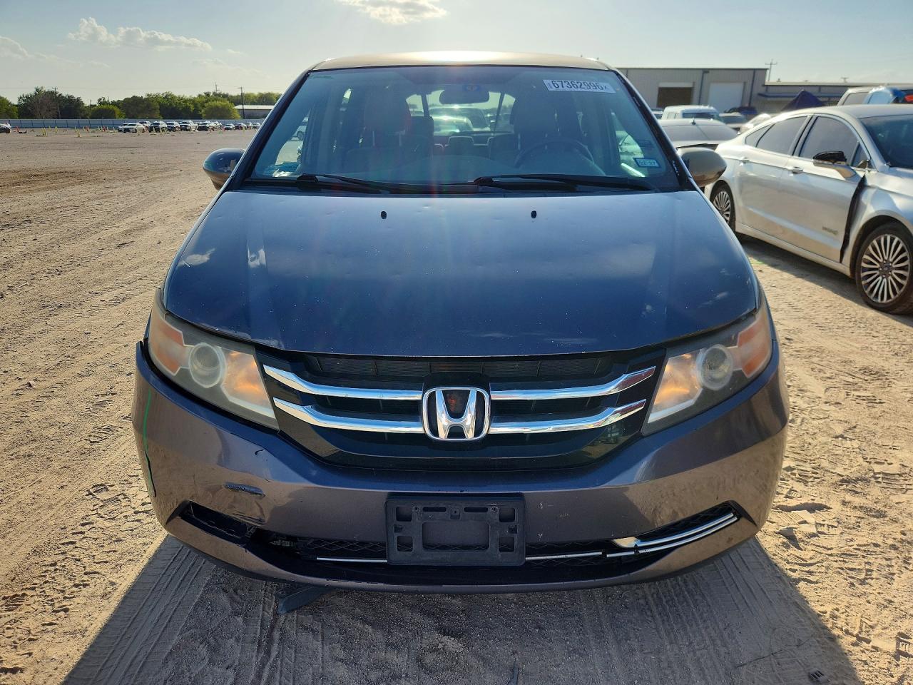 2015 Honda Odyssey Ex Gray vin: 5FNRL5H48FB070696