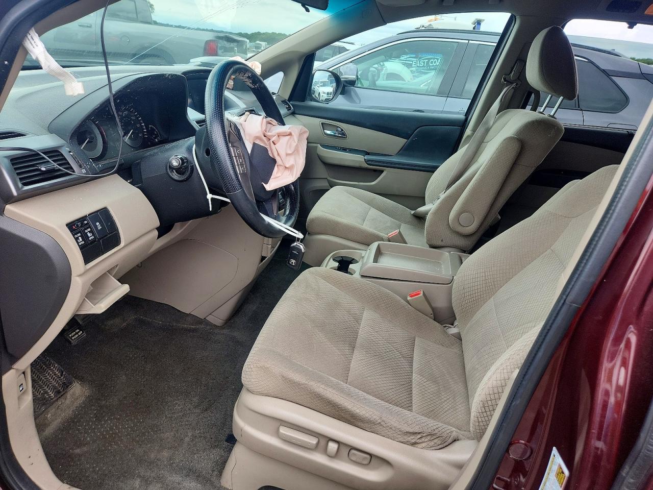 2015 Honda Odyssey Ex Maroon vin: 5FNRL5H48FB086722