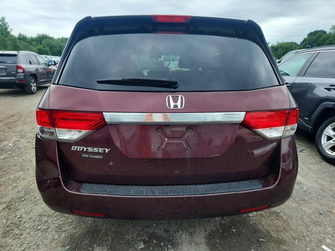 2015 Honda Odyssey Ex Maroon vin: 5FNRL5H48FB086722