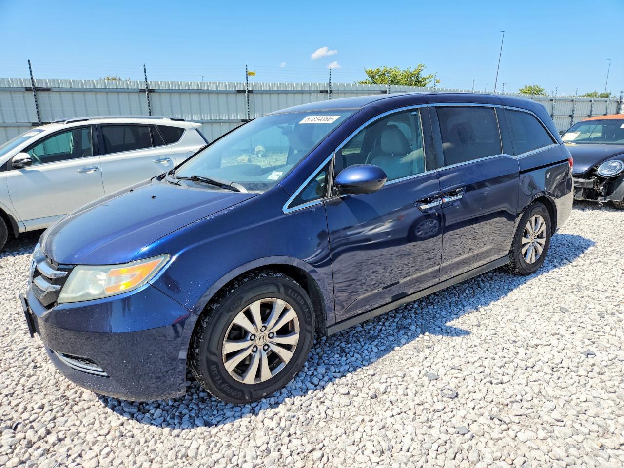 2016 Honda Odyssey Ex Blue vin: 5FNRL5H48GB001105