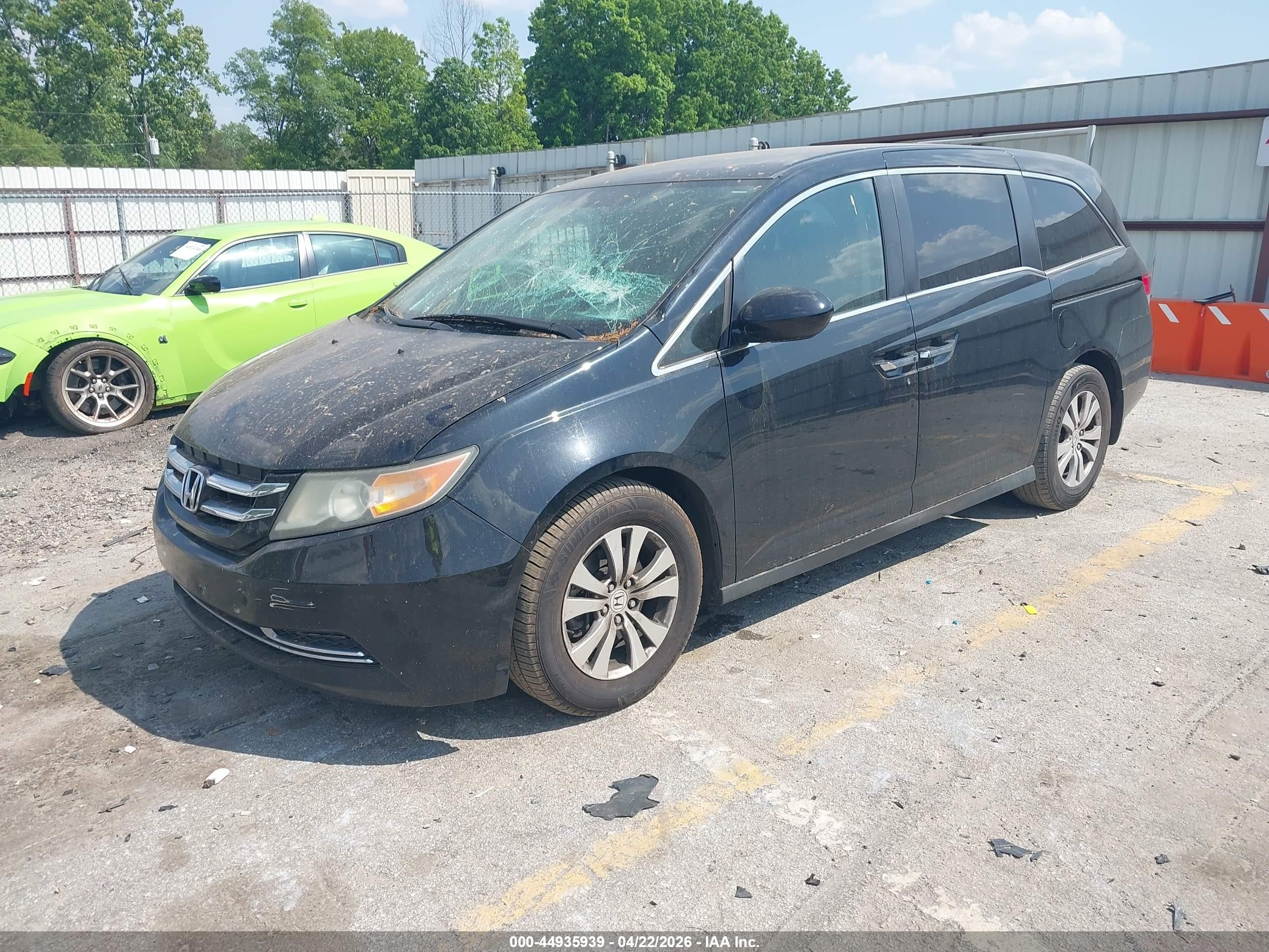 2017 Honda Odyssey Ex Black vin: 5FNRL5H48HB007049
