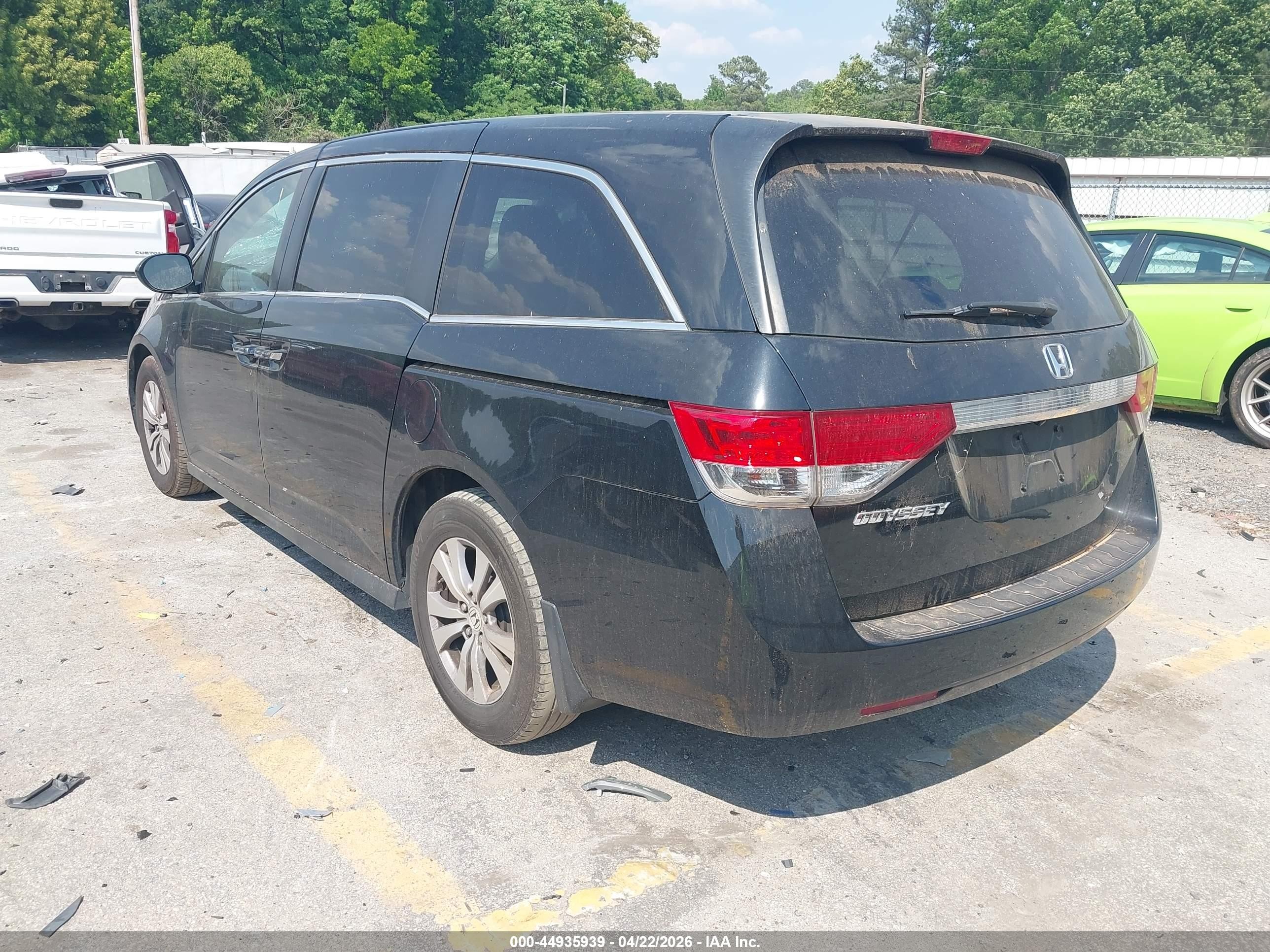 2017 Honda Odyssey Ex Black vin: 5FNRL5H48HB007049