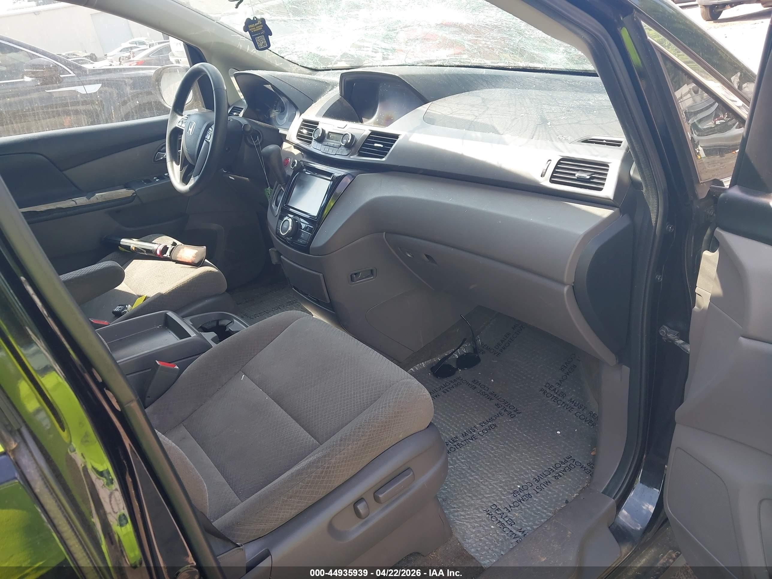 2017 Honda Odyssey Ex Black vin: 5FNRL5H48HB007049