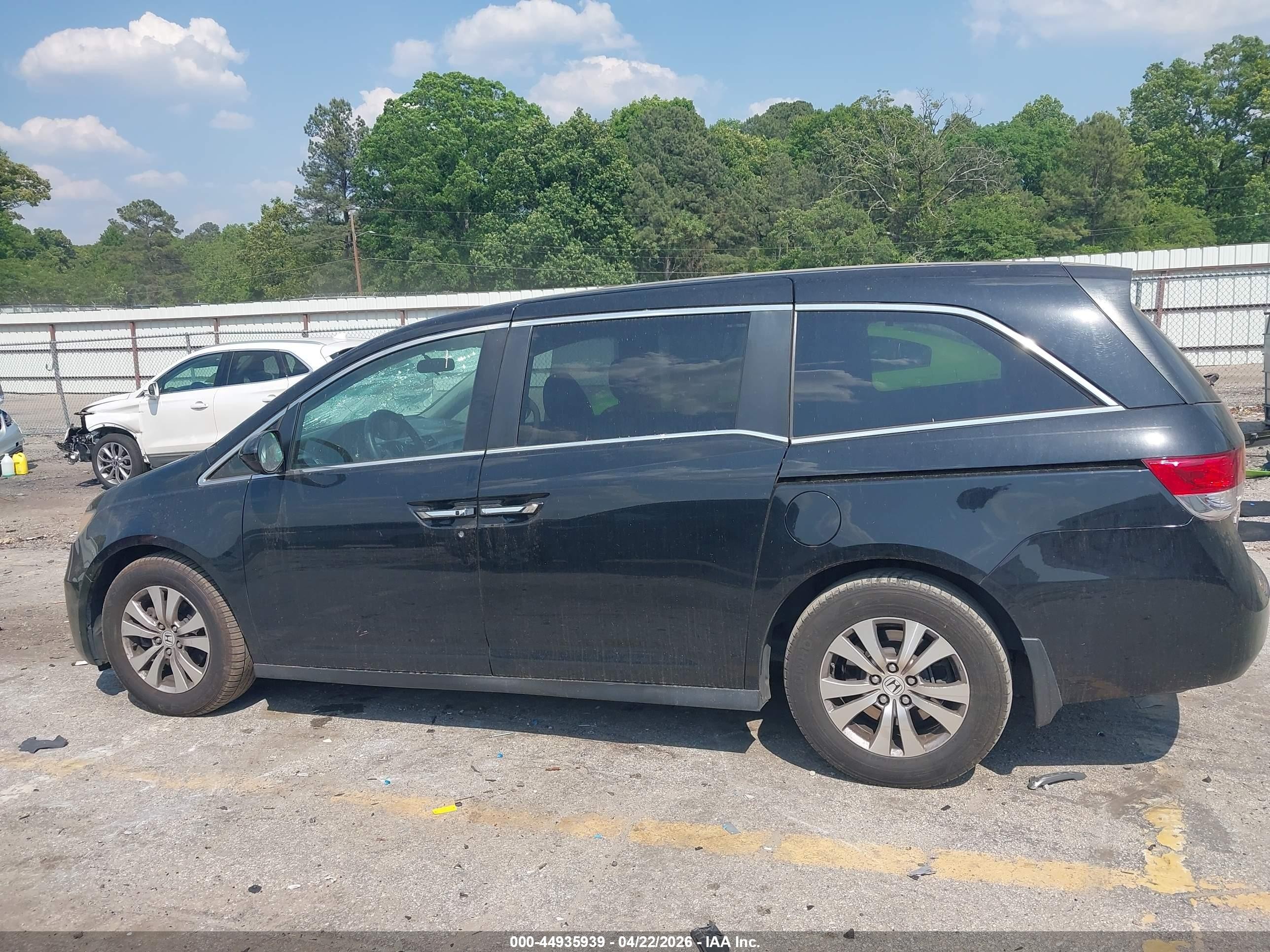 2017 Honda Odyssey Ex Black vin: 5FNRL5H48HB007049