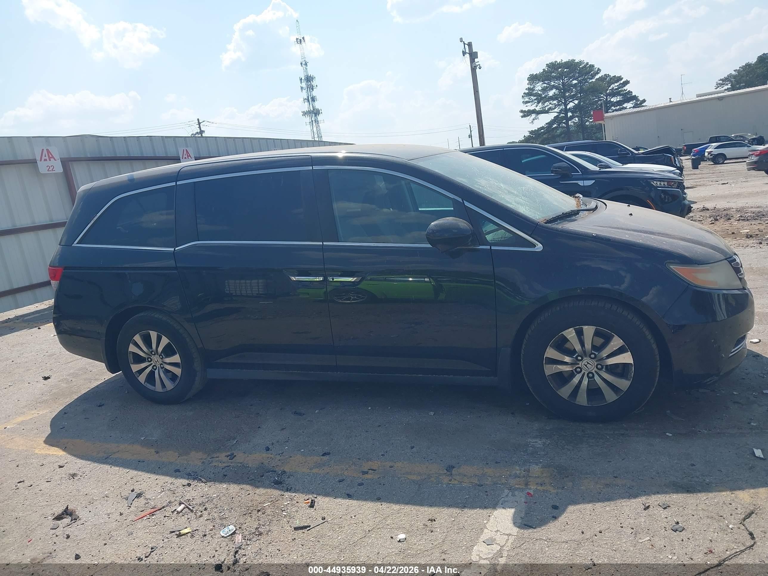 2017 Honda Odyssey Ex Black vin: 5FNRL5H48HB007049