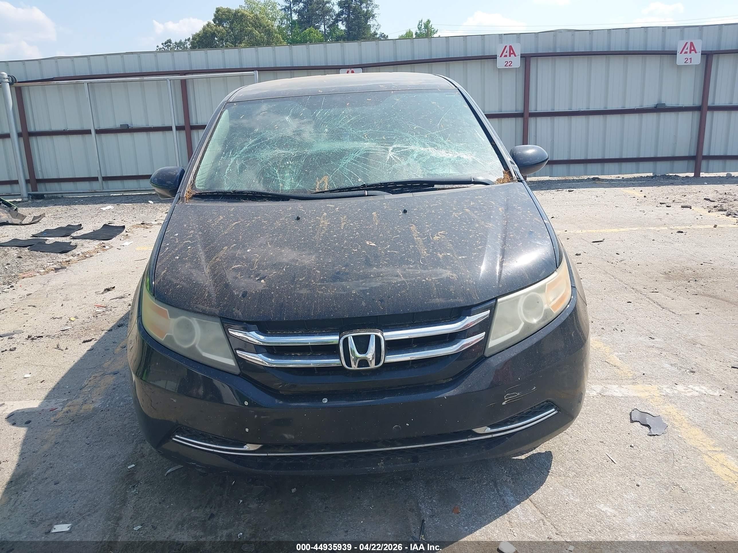 2017 Honda Odyssey Ex Black vin: 5FNRL5H48HB007049