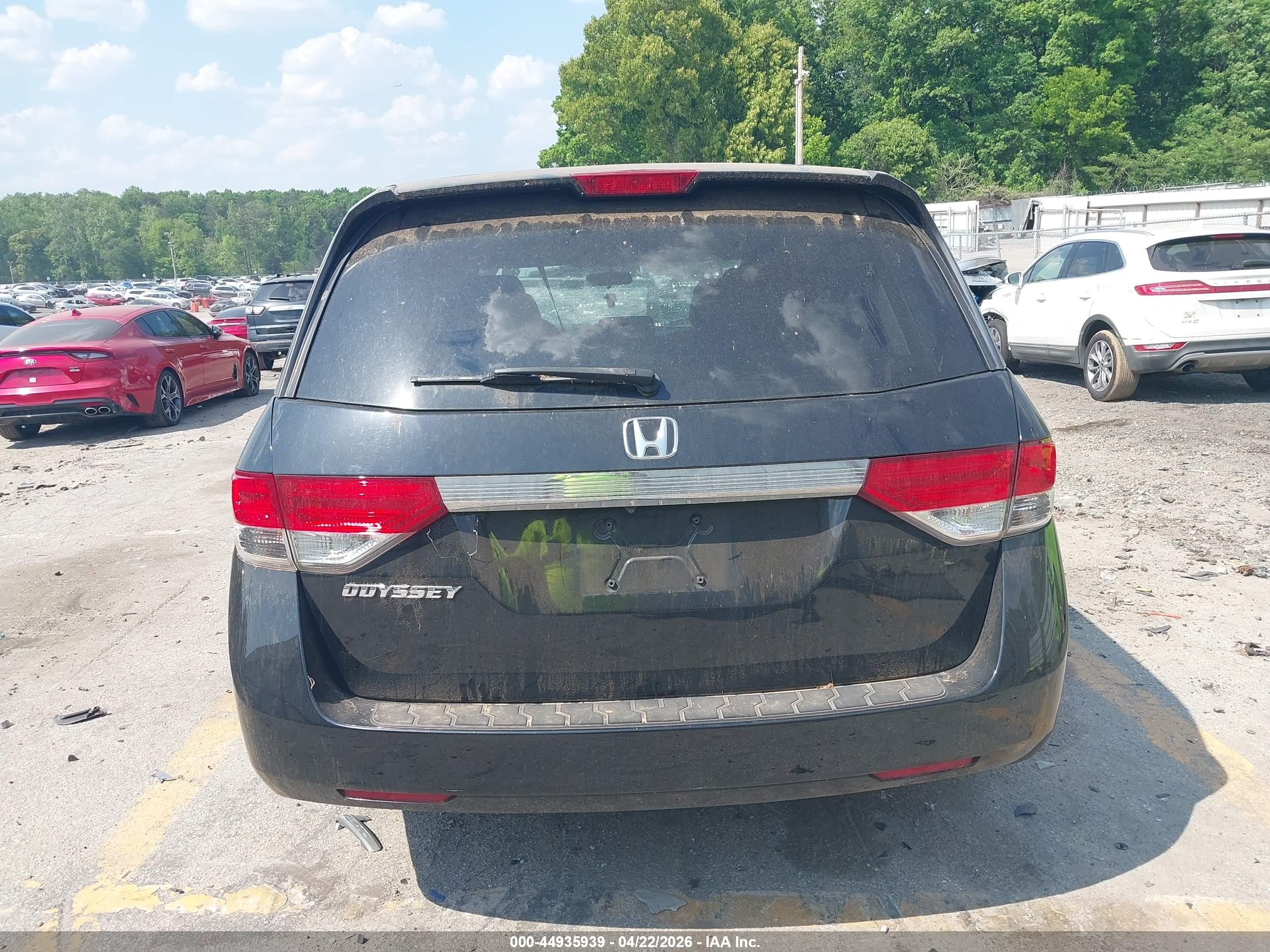 2017 Honda Odyssey Ex Black vin: 5FNRL5H48HB007049