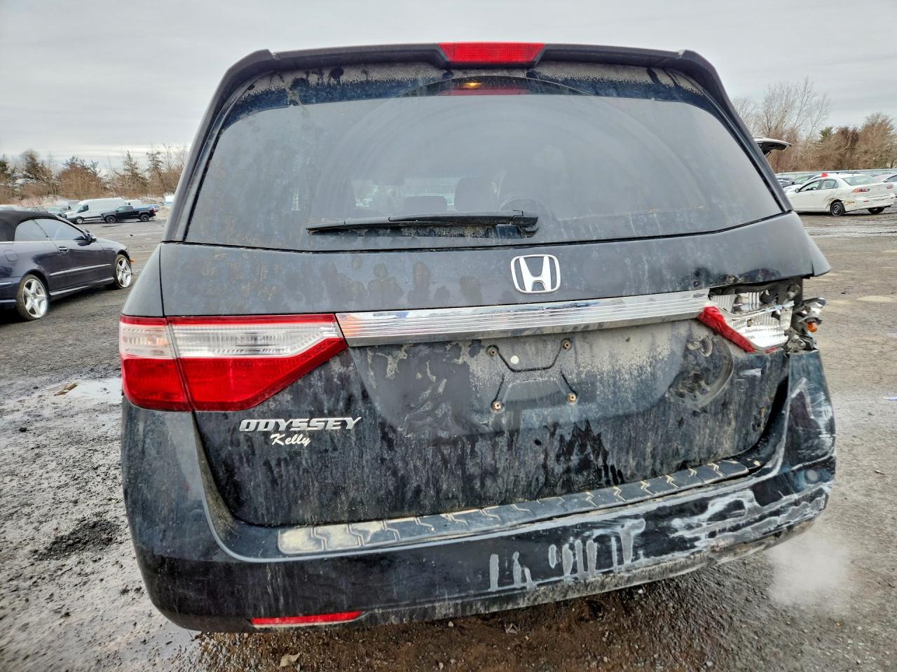 2011 Honda Odyssey Ex Black vin: 5FNRL5H49BB006452