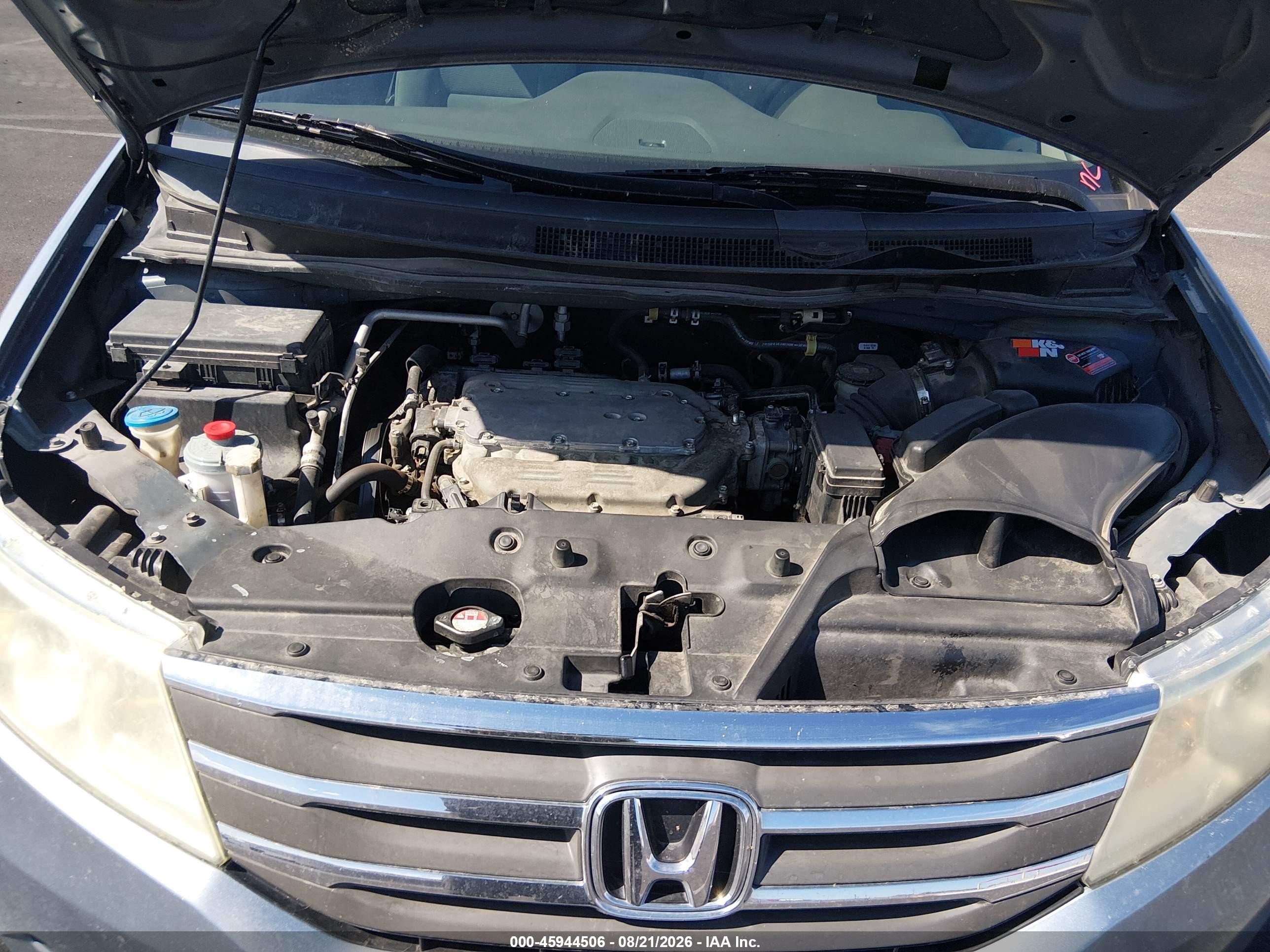 2011 Honda Odyssey Ex Синий vin: 5FNRL5H49BB014826