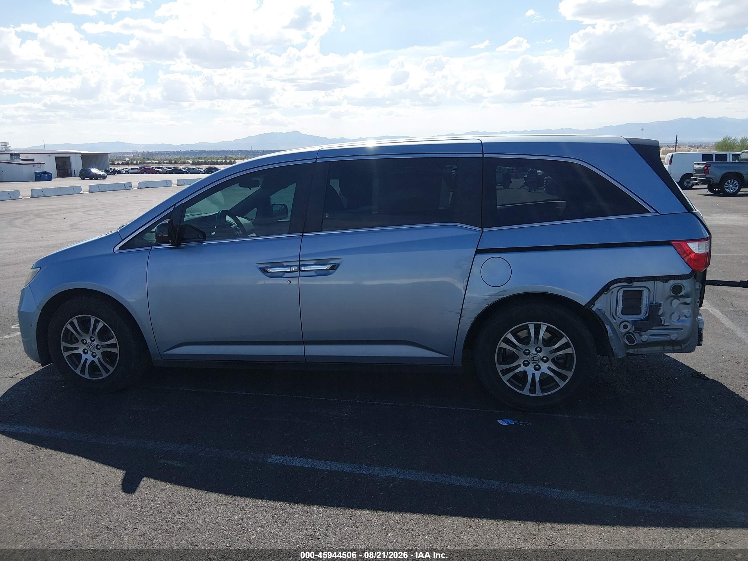2011 Honda Odyssey Ex Синий vin: 5FNRL5H49BB014826