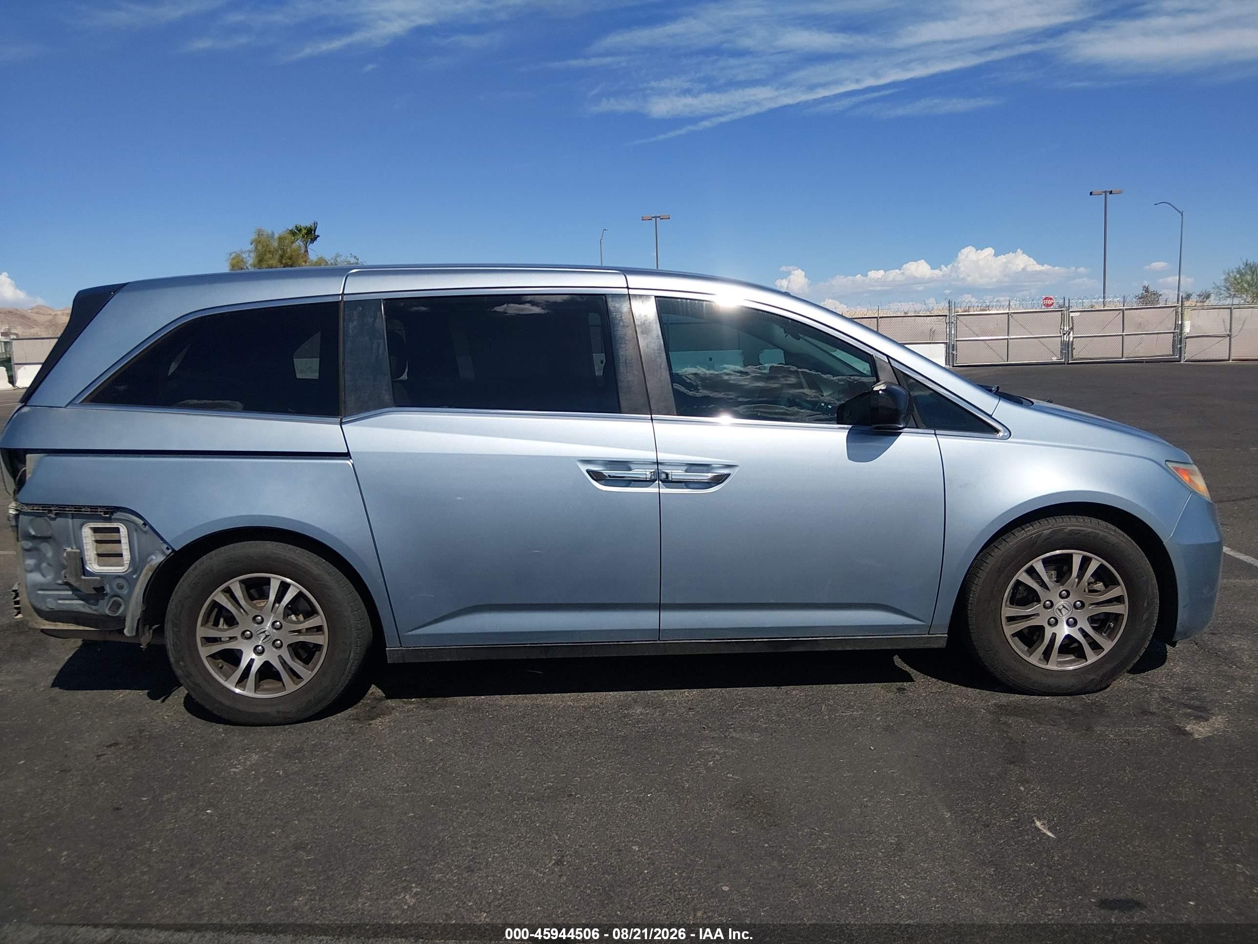 2011 Honda Odyssey Ex Синий vin: 5FNRL5H49BB014826