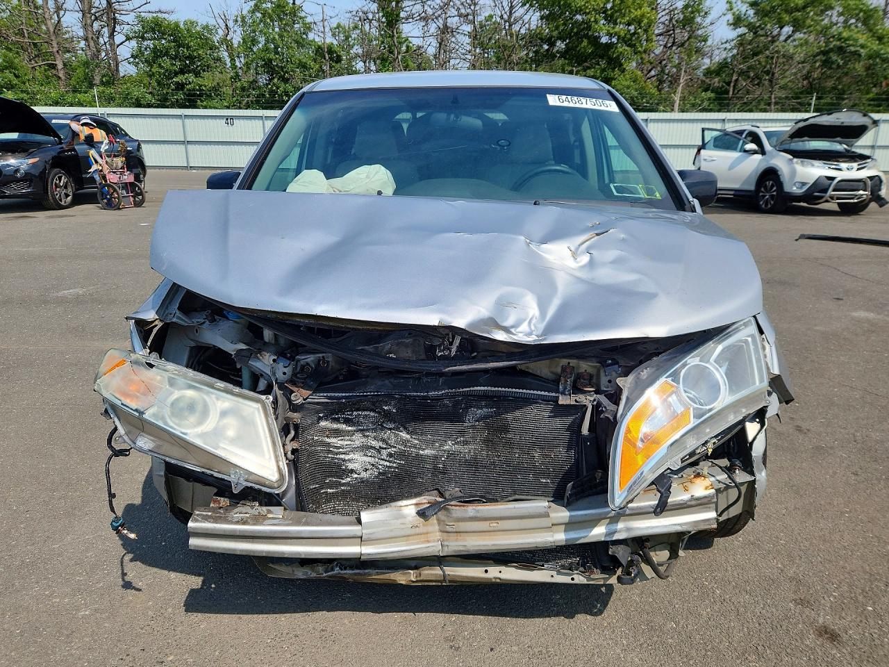 2011 Honda Odyssey Ex Silver vin: 5FNRL5H49BB025454