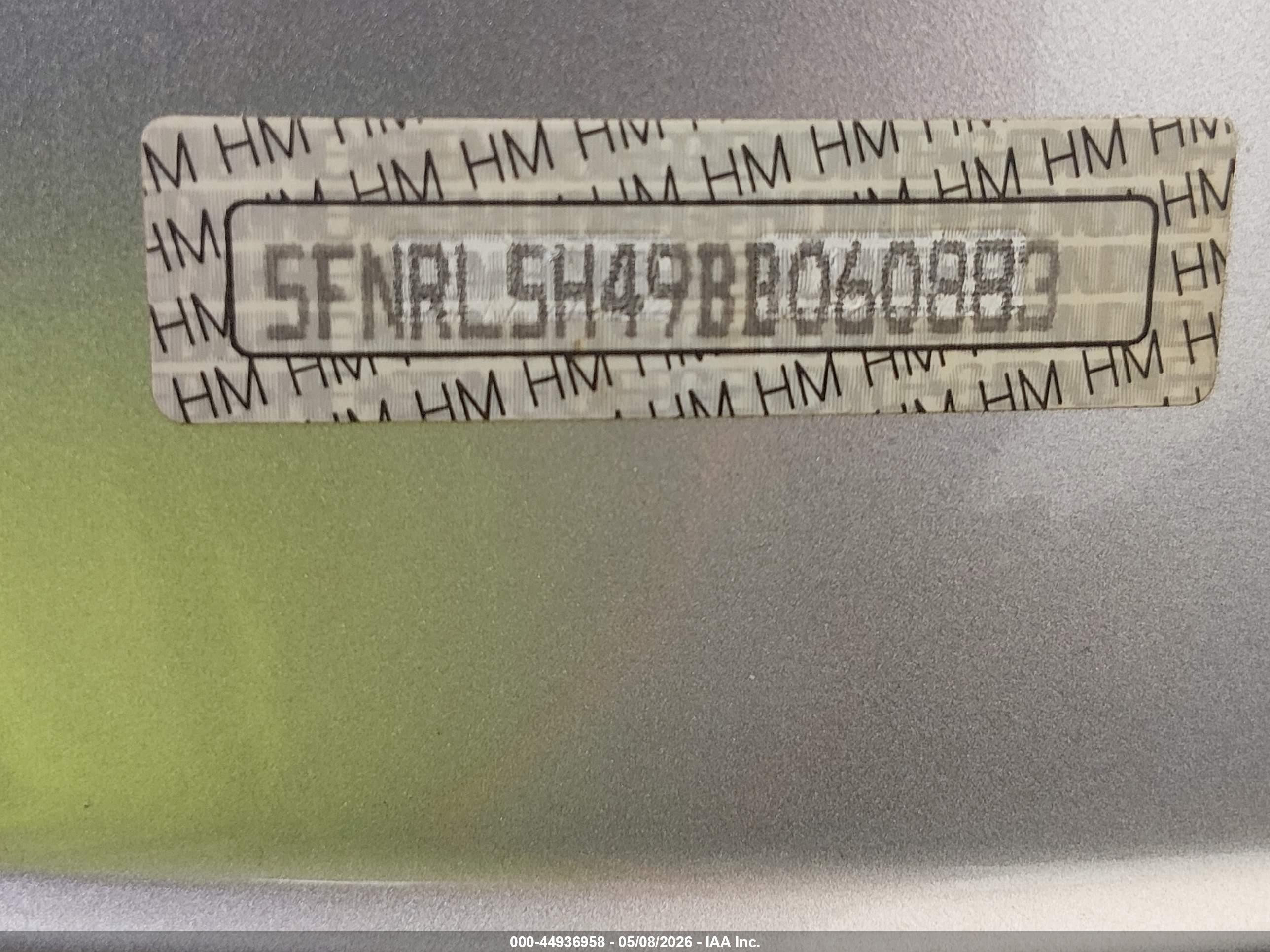 2011 Honda Odyssey Ex Silver vin: 5FNRL5H49BB060883