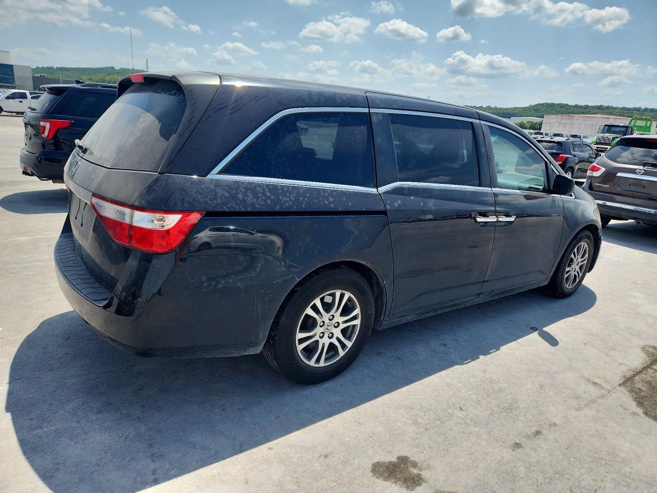 2011 Honda Odyssey Ex Black vin: 5FNRL5H49BB062570