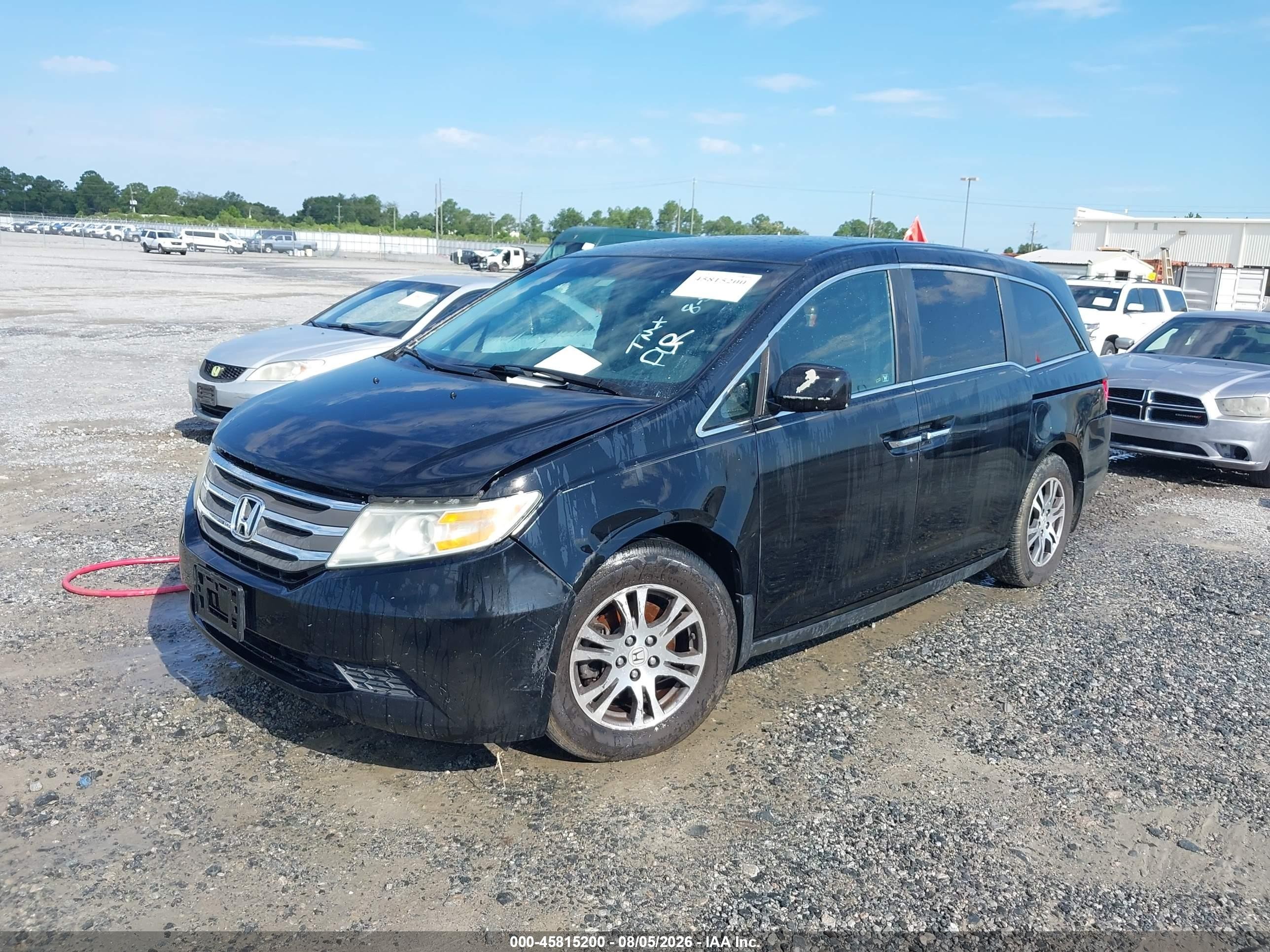 2011 Honda Odyssey Ex Black vin: 5FNRL5H49BB085122