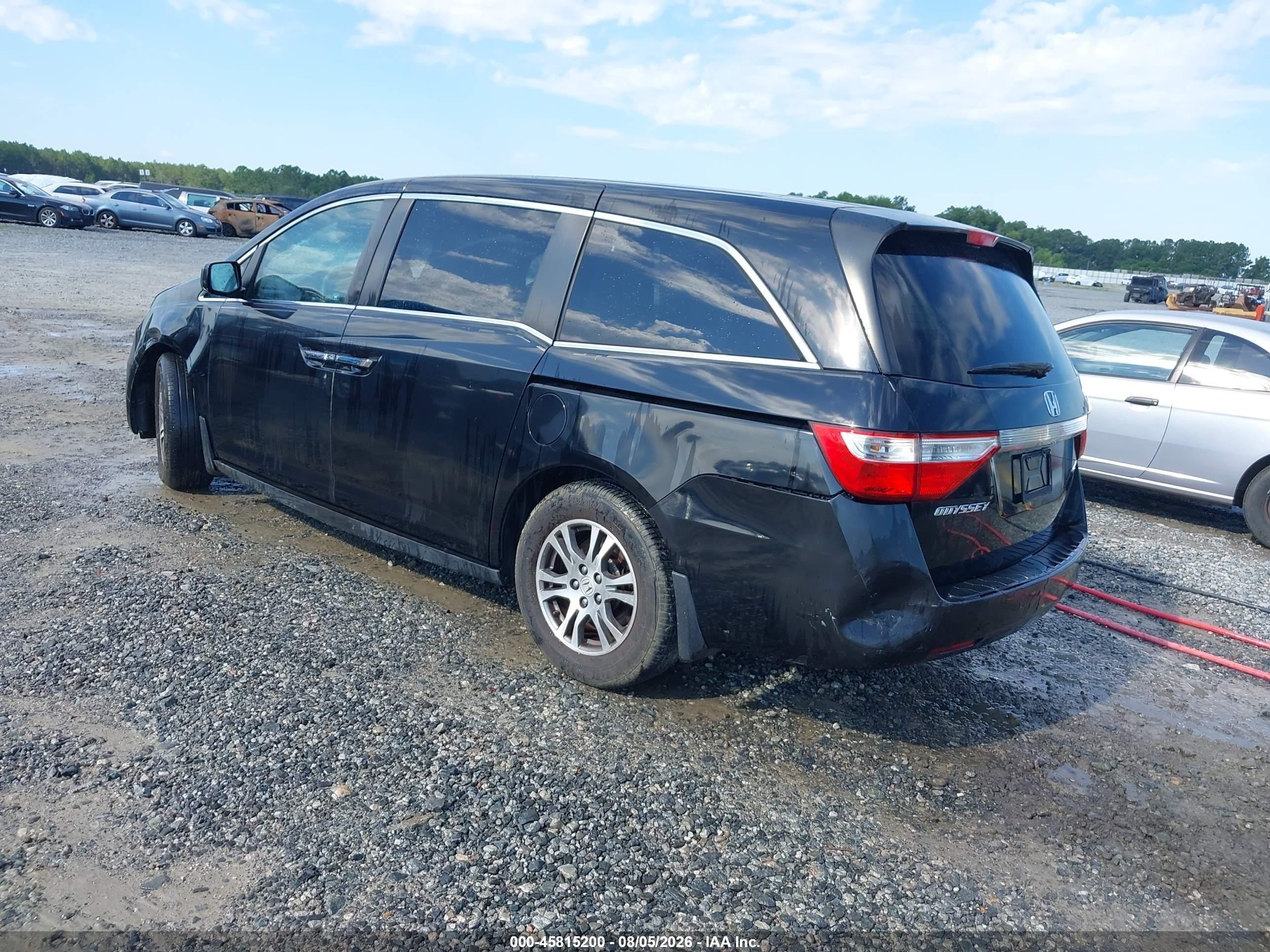 2011 Honda Odyssey Ex Black vin: 5FNRL5H49BB085122