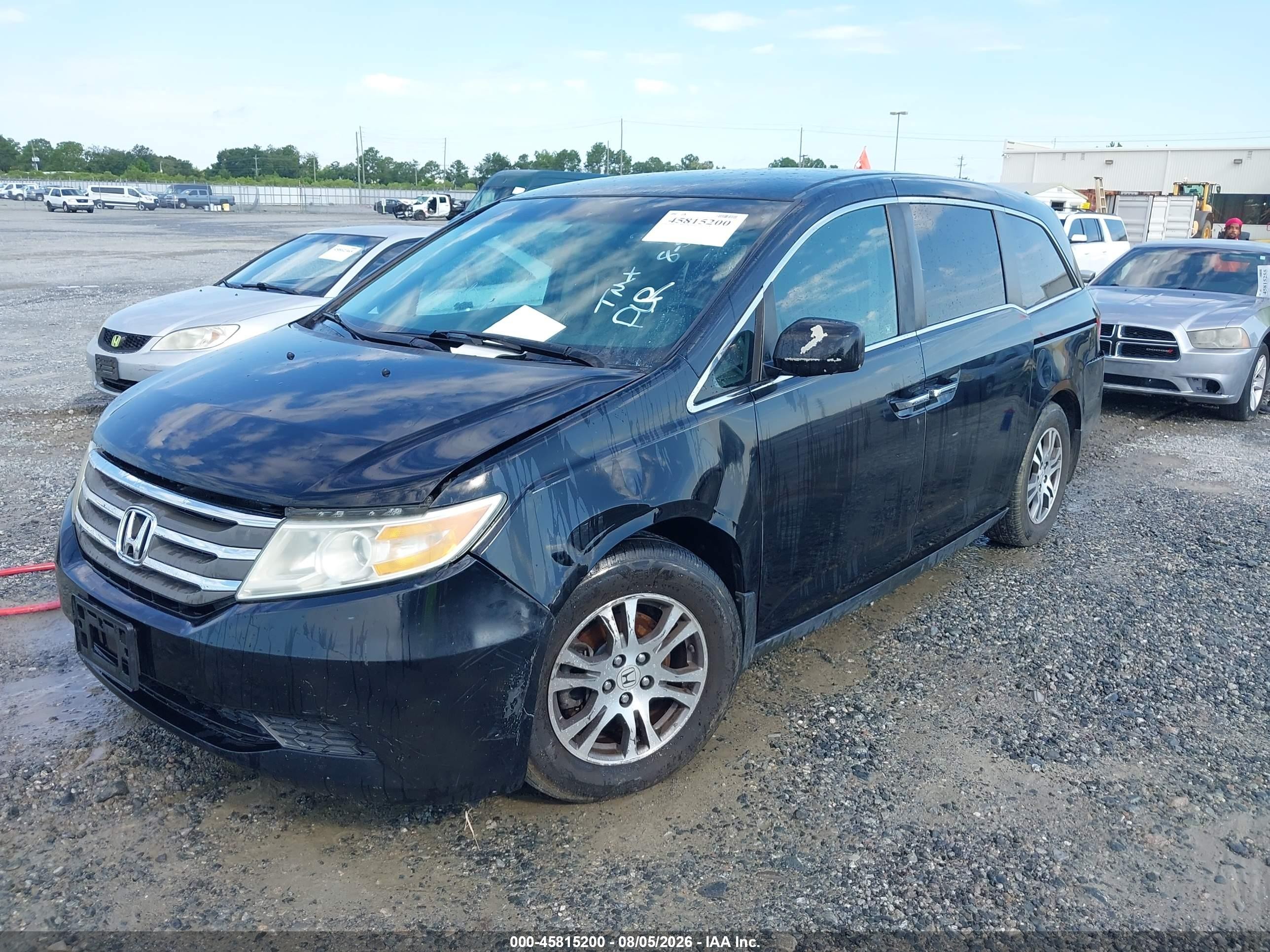 2011 Honda Odyssey Ex Black vin: 5FNRL5H49BB085122