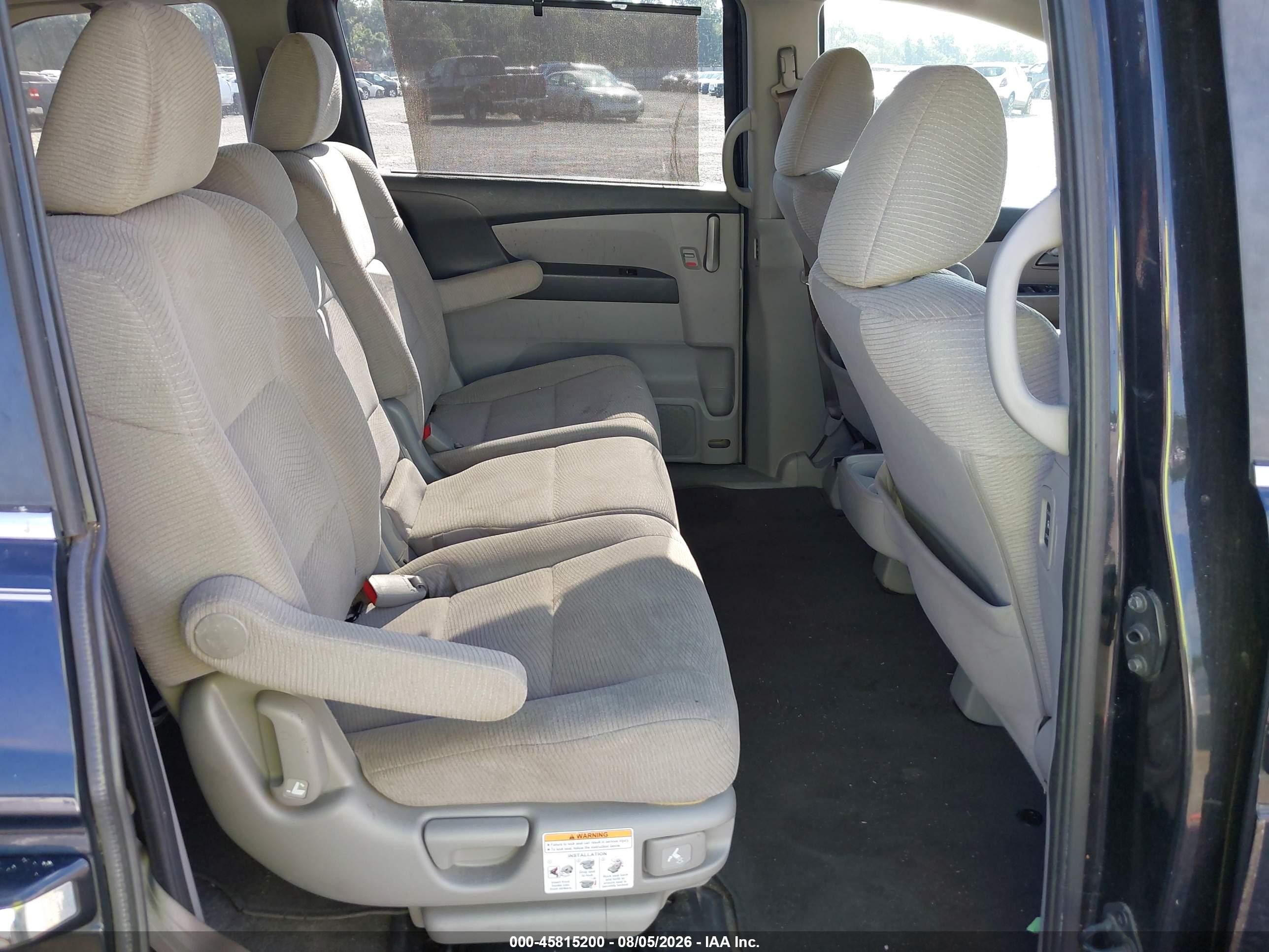 2011 Honda Odyssey Ex Black vin: 5FNRL5H49BB085122