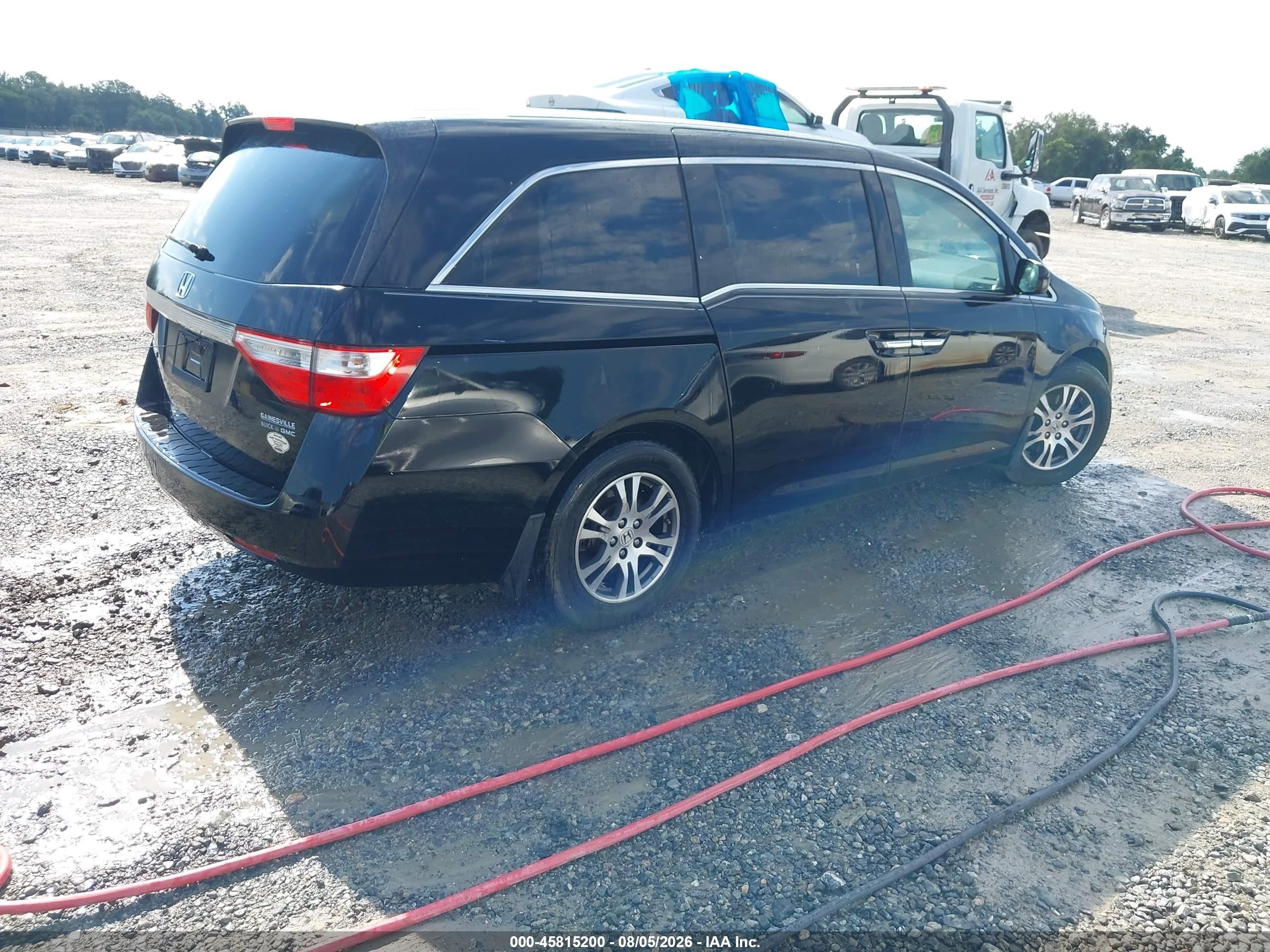 2011 Honda Odyssey Ex Black vin: 5FNRL5H49BB085122