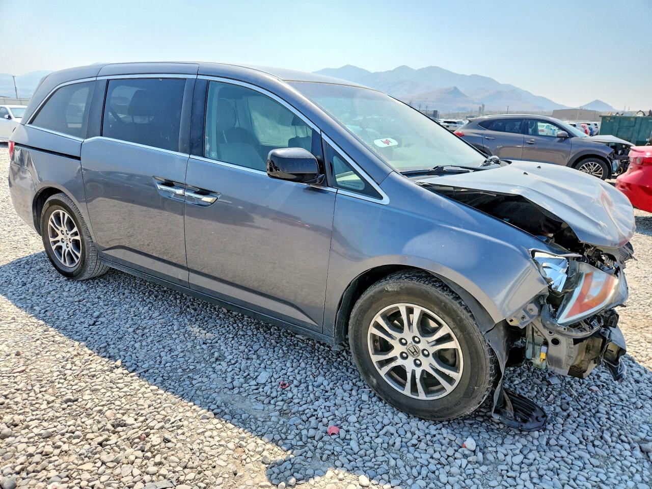 2012 Honda Odyssey Ex Blue vin: 5FNRL5H49CB022930