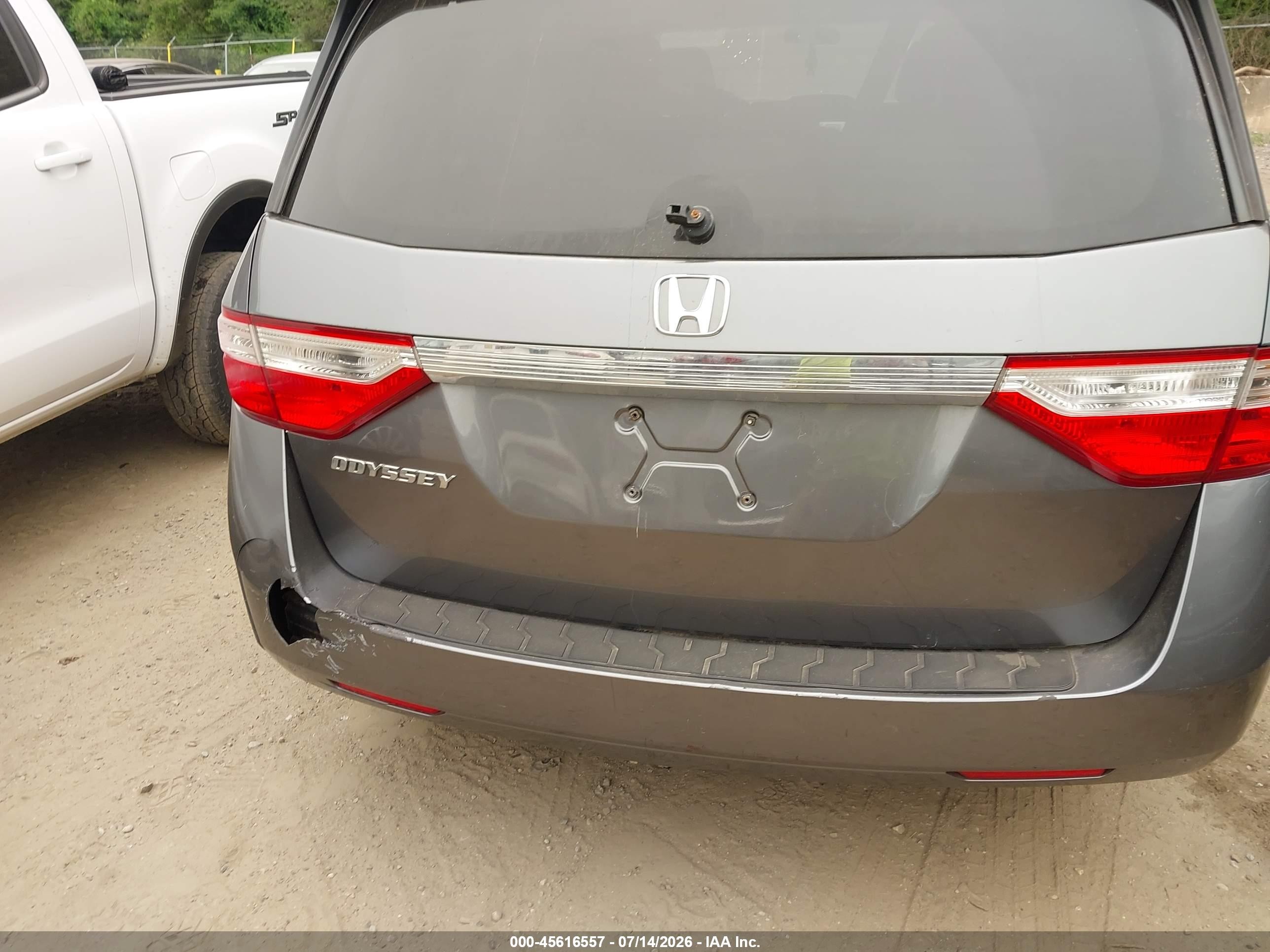 2012 Honda Odyssey Ex Gray vin: 5FNRL5H49CB058620